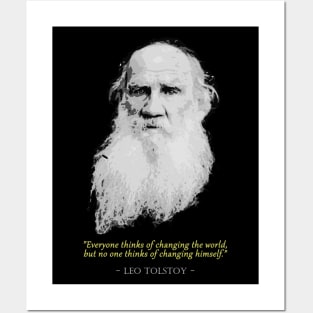 Leo Tolstoy Quote Posters and Art